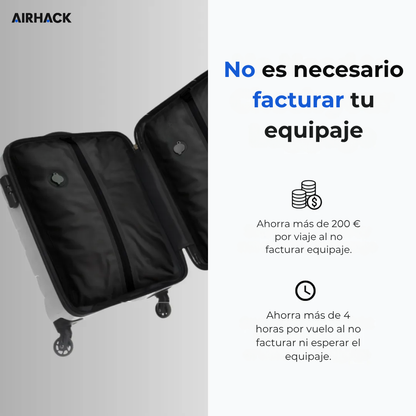 AirHack Bag™ - Empaca más. Preocúpate menos.